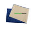Tapis antidérapants bleu royal à poils moyens avec bordure en treillis-818593622