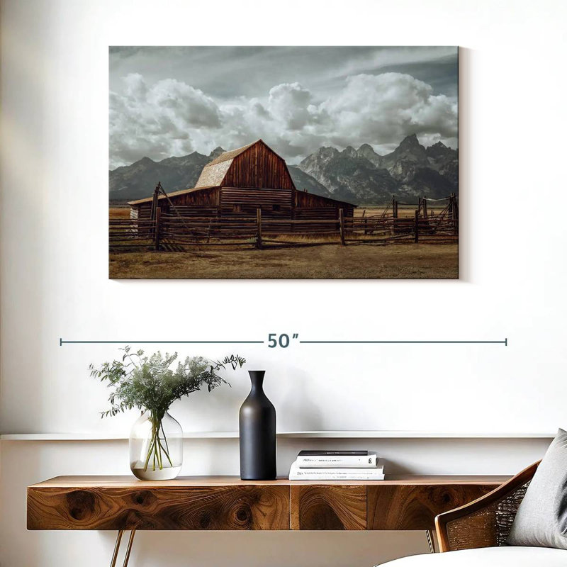 Grand Teton Barn, H 26 po x l 39 po