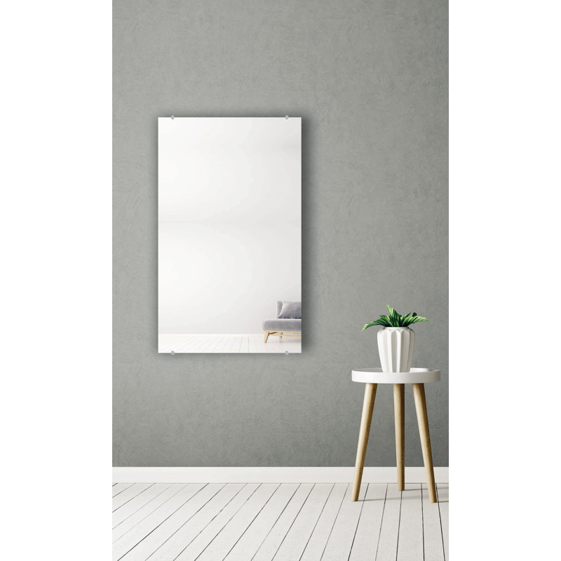 Zarrea Flat Wall Mirror, 30.5" x 50"