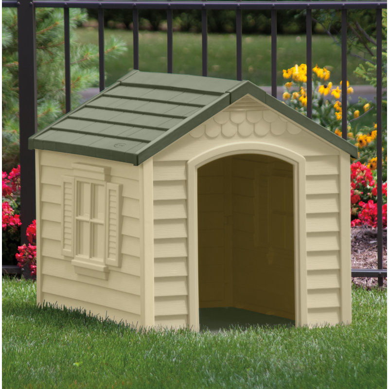 Niche pour chien en résine l 33 po x P 29 po Suncast fabriquée aux États-Unis