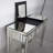 Huff 36'' Glass Top Console Table
