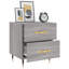 Rydal 40cm W Iron Bedside Table-1525640548-1491900764