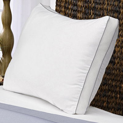 Cotton Mesh Gusseted Pillow