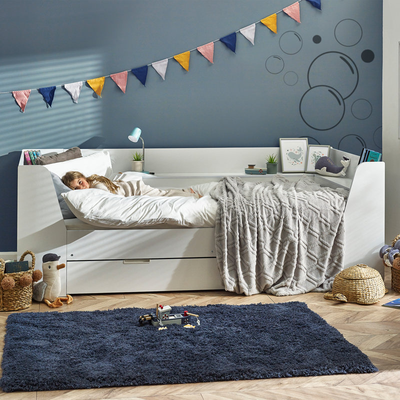 Keck Single (3') Cabin Bed with Storage Included, White