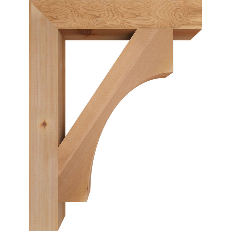 Support Westlake Block, Cèdre rouge de l'Ouest (lisse), H 32 po x l 3,5 po x P 24 po