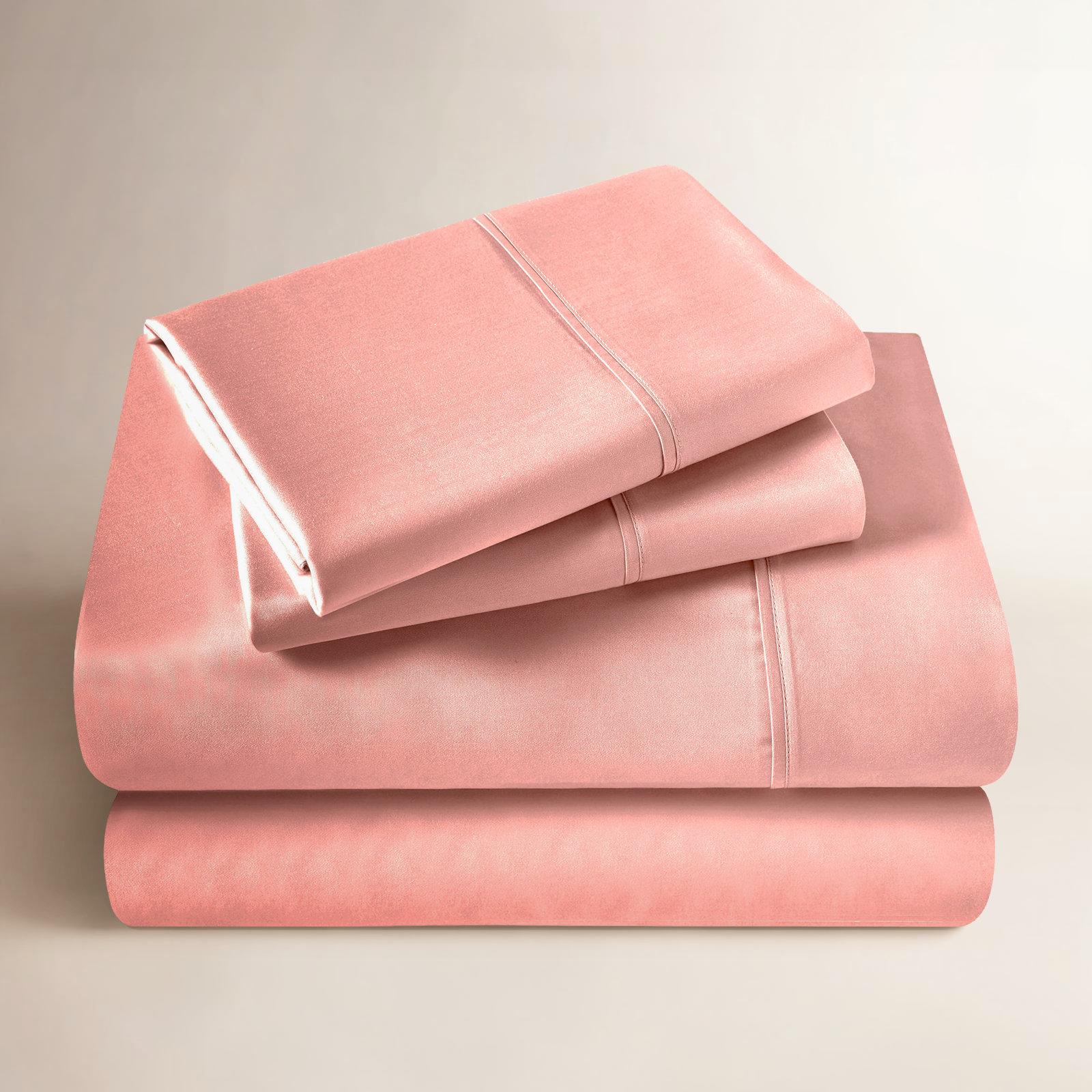 Cotton Sheet Set, King, Pink
