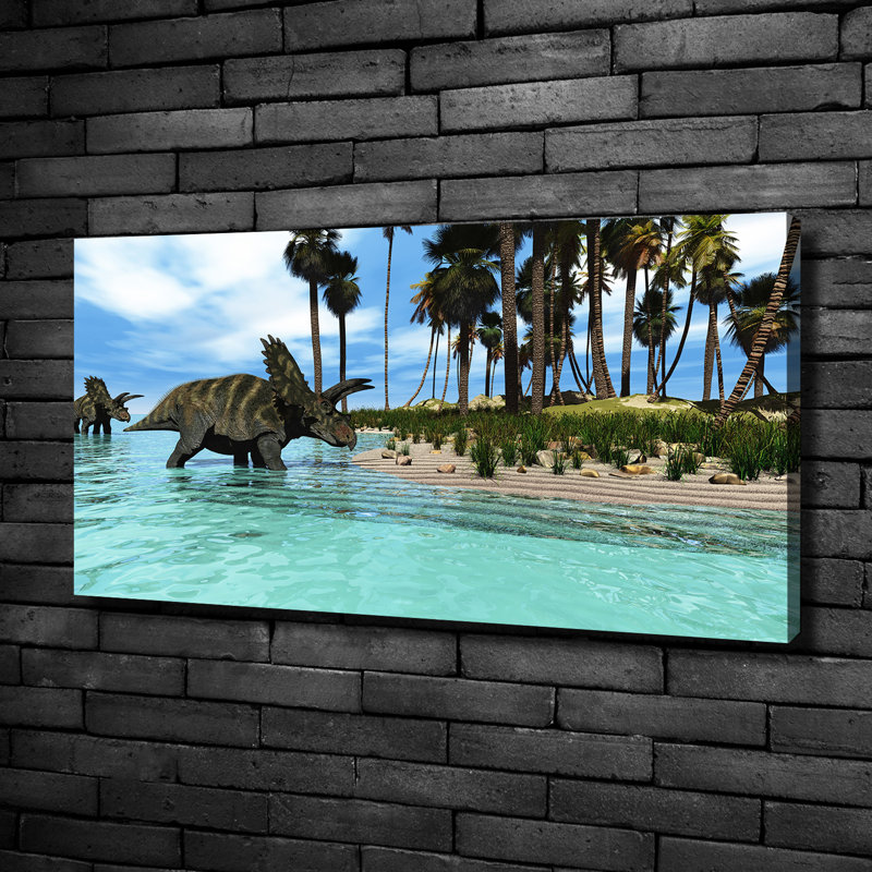 Dinosaurs - No Frame Print on Canvas