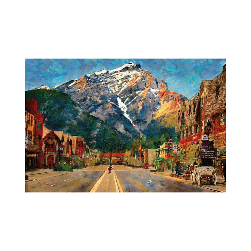 Banff by Lisa Robinson - Wrapped Canvas Painting, 101.6 cm H x 66.04 cm W x 1.91 cm D