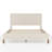Martha Stewart Britta Upholstered Platform Bed With Piped Detail Headboard-97967474-97967477