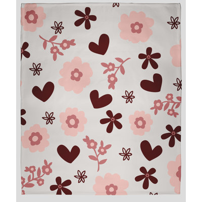  Couverture en molleton Flowery Love