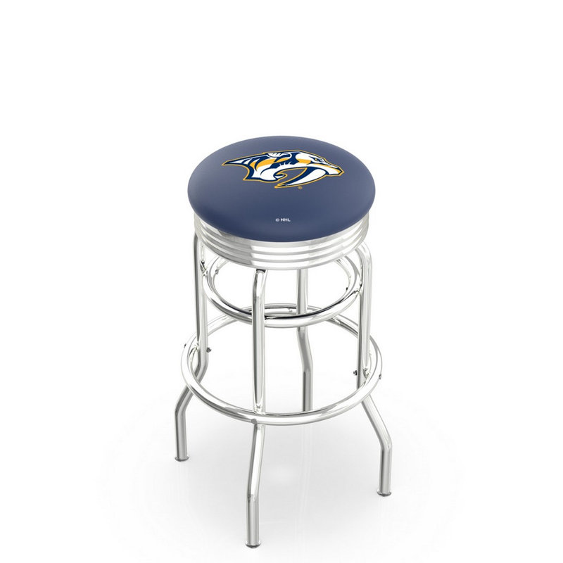 NCAA Bar & Counter Stool, Nashville Predators, Counter Stool (25" Seat Height)