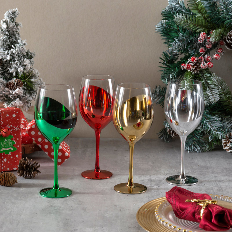 4 Piece 414ml Wine Glass Set