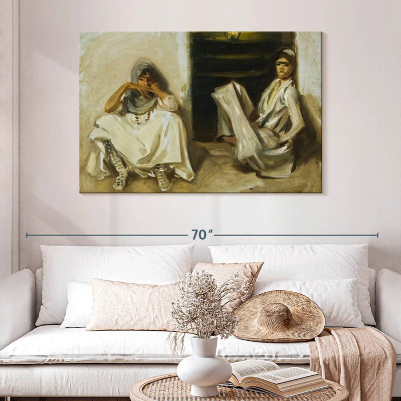 Leisha, deux femmes arabes, 1905, H 32 po x l 48 po