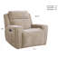 Fauteuil inclinable et oscillant double Kairit