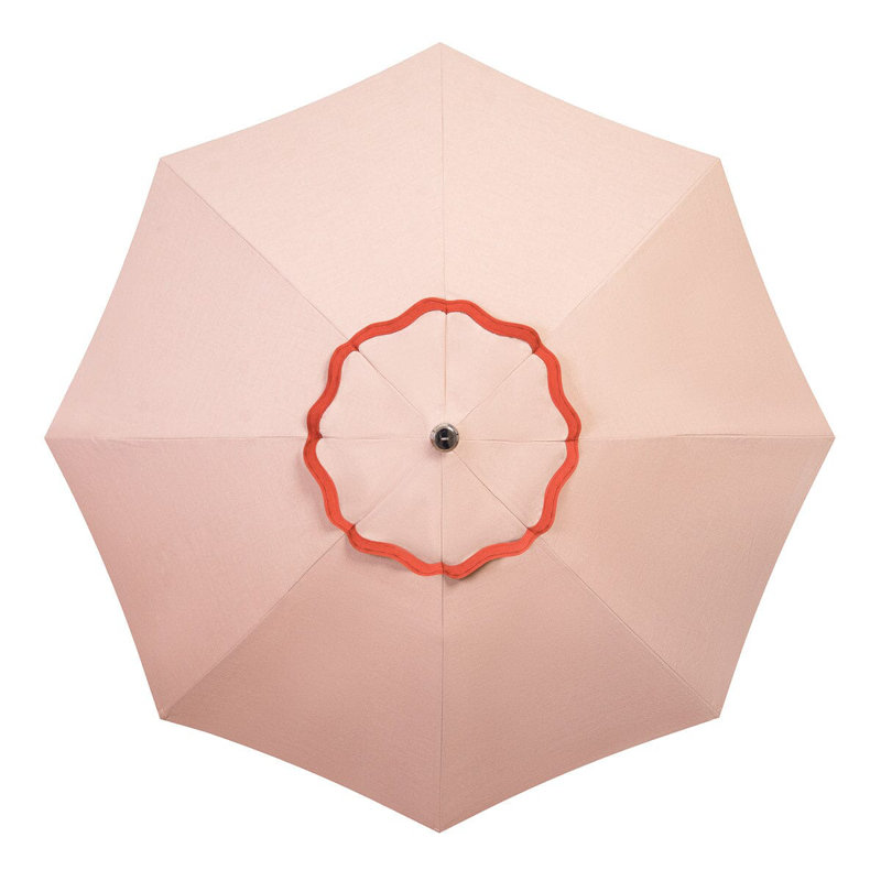 Patio 90'' W Umbrella, Pink/Red
