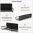 Magnetic Black Spice Rack with Shelves