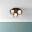 Couvertier Glass LED Flush Mount-225113911-225113912