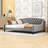 Full Size Tufted Upholstered Daybed with Slats-1908838069
