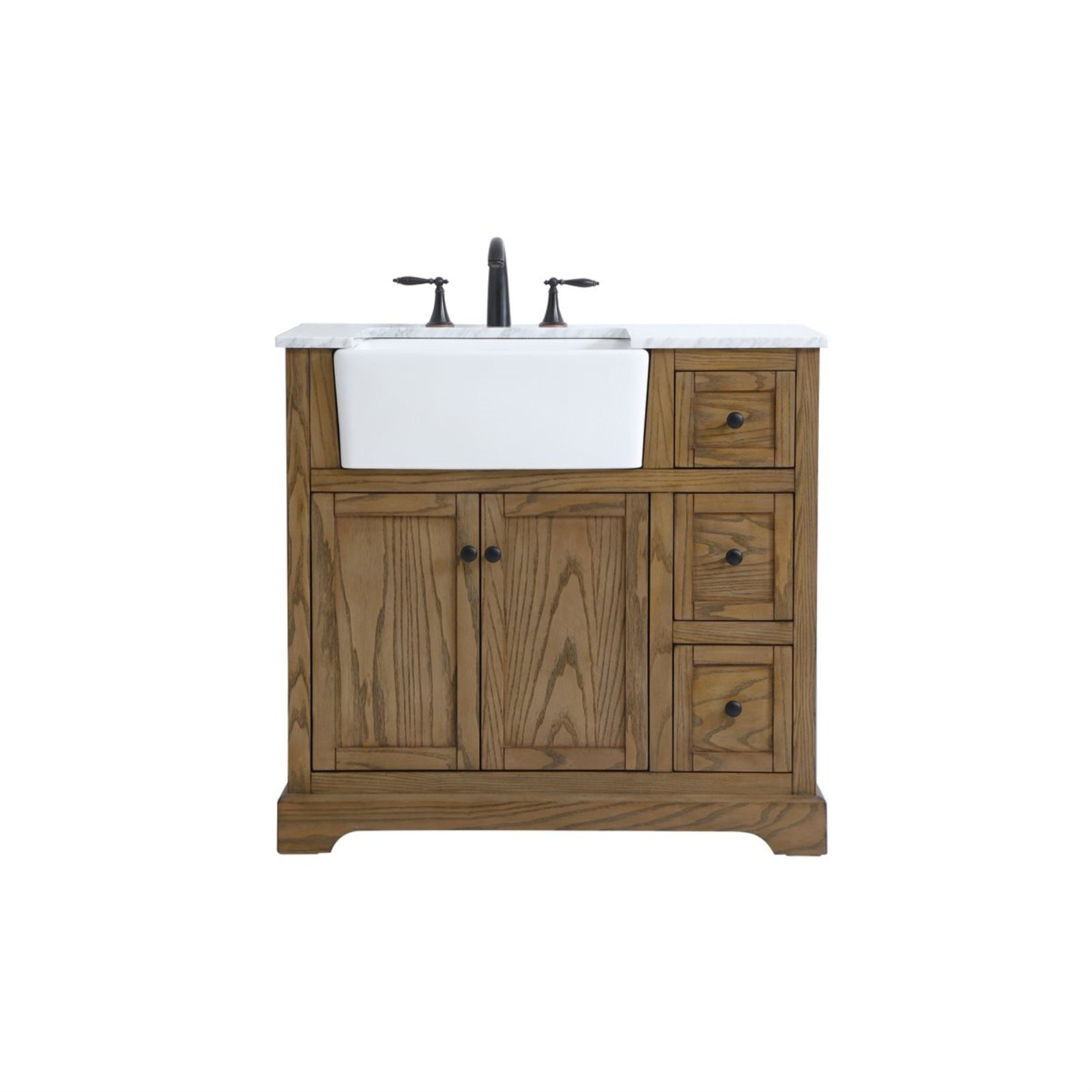 Pardue 36'' Single Bathroom Vanity, Driftwood