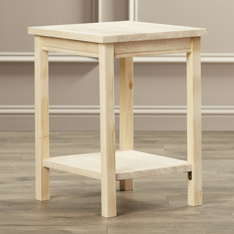 Manatuto Solid Wood End Table