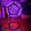 Veilleuse Infinity Dodecahedron Color Art Light LED Night Light Lamp For Kids Room Chambre à coucher Salon Bedside Party Bar Decor Gift