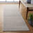 Audree Hand Loomed Wool/Cotton Striped Rug in Light Gray-1768313858