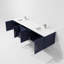 Ensemble de meuble-lavabo double mural 80 "Geneva-87285974-112899583
