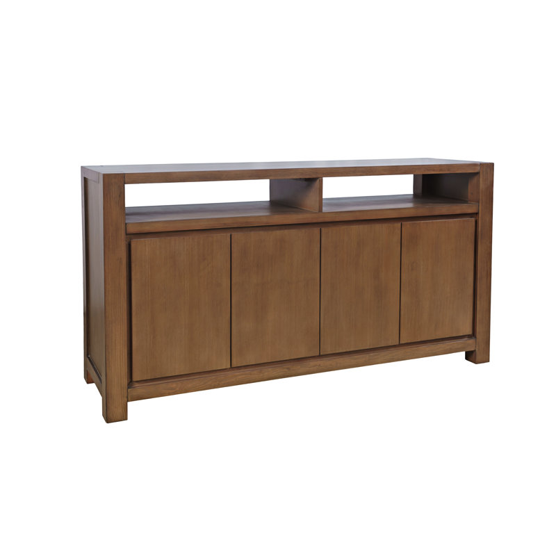 Meuble télé 60 po Brownstone, H 32 po x L 60 po x l 18 po, Bois brun