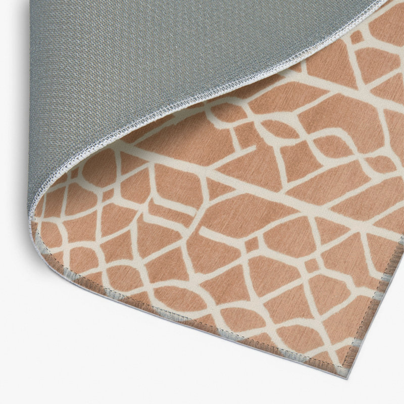 Tapis brun intérieur et extérieur Trellis, Rectangulaire 2 pi x 3 pi
