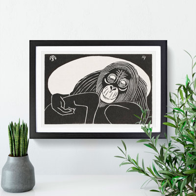 Orangutan by Samuel De Mesquita - Framed Print