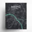 Mainz, carte de la ville, impression-1134077418-1134077405