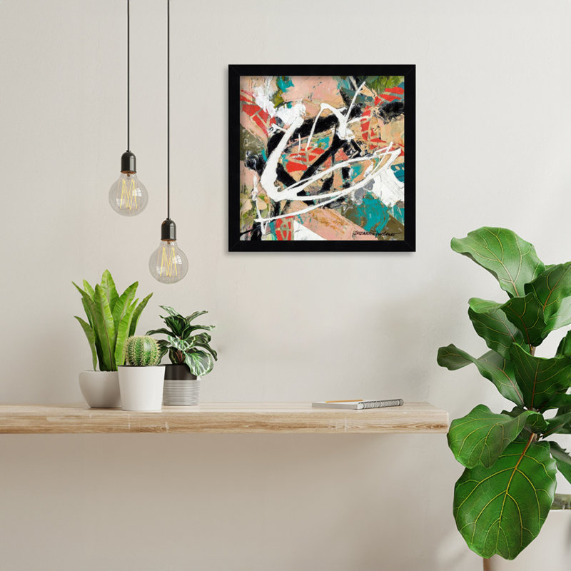 «Stacked by Sutter», reproduction d'art encadrée, H 13 po x l 13 po, Noir