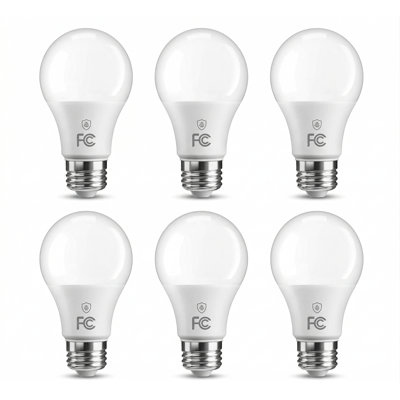 GUPUP 60-watt Equivalent A19 E26 Base Dusk To Down Sensor Led Light Bulb 5000k Daylight