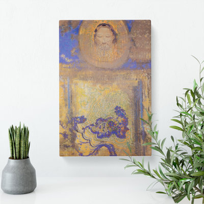 Evocation by Odilon Redon - Wrapped Canvas