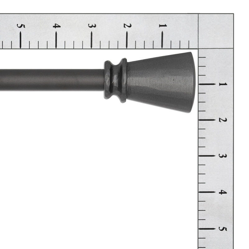 Ensemble de tiges simples Lumino Porter, 5/8 po de diamètre, H 0,625 po x l 48 po x P 0,625 po, Bronze industriel