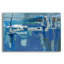 Art mural en verre épique «Ocean Sail» par Erin McGee Ferrell, 36 po x 24 po-304109772