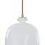 Luminaire suspendu en céramique Bianca (blanc brillant et or)