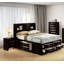 Mobilier de chambre à coucher contemporain de grande taille pour lit double 2X Nightstands-65573096-65573097