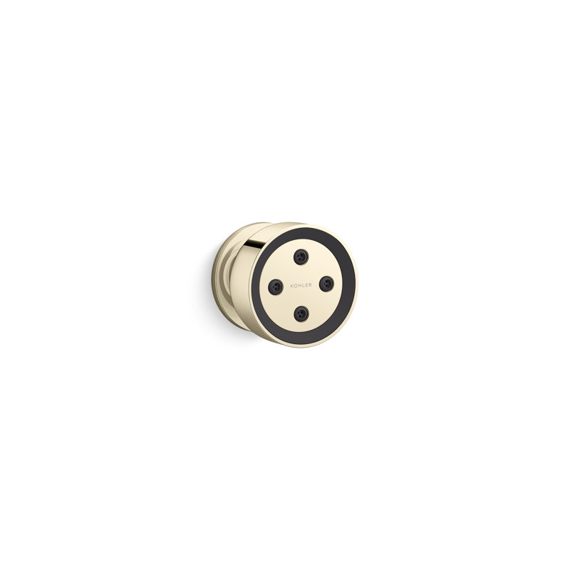 Statement Round Adjustable 1.75 Gpm Body Spray, Vibrant French Gold