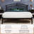  Queen Size Metal Platform Bed With Victorian Style Headboard, Heavy Duty Steel Slat Support, 12"under Bed Storage,easy Assembly, Black-1217625968-1217625970