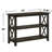 2-Shelf Wood Entryway Console Table, Deep Merlot