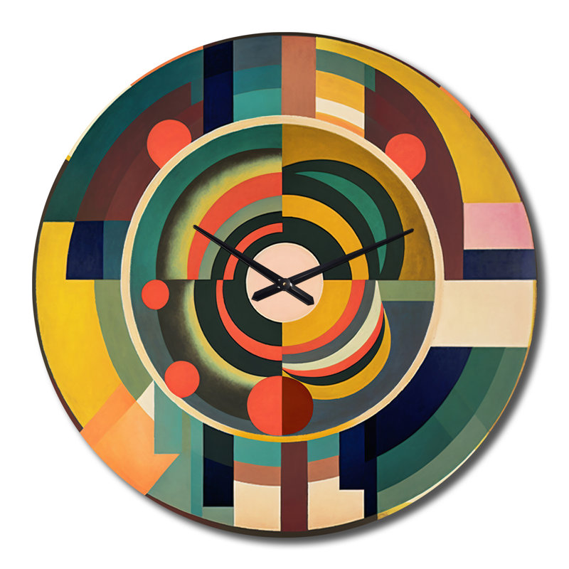Horloge murale Mid-Century, Très grand