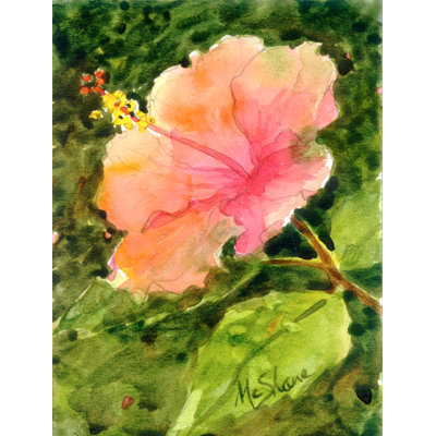 Drapeau De Jardin à Deux Côtés Hibiscus