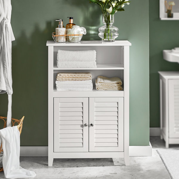 Dovecove Encline Freestanding Bathroom Cabinet & Reviews | Wayfair