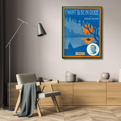 "I Want to Be in Dixie" by  Gene Buck - Gallery Wrap Canvas Wall Art
