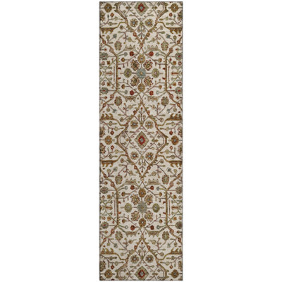 Premium Machine Washable Ducote AMF1130 Global Rug