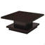 Ensemble de tables basses 3 pièces Cappuccino