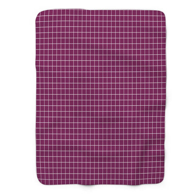 Magenta rayé - couverture Sherpa de qualité supérieure 1 pièce