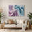 Gradient Abstract 74 Gray Metal Wall Art
