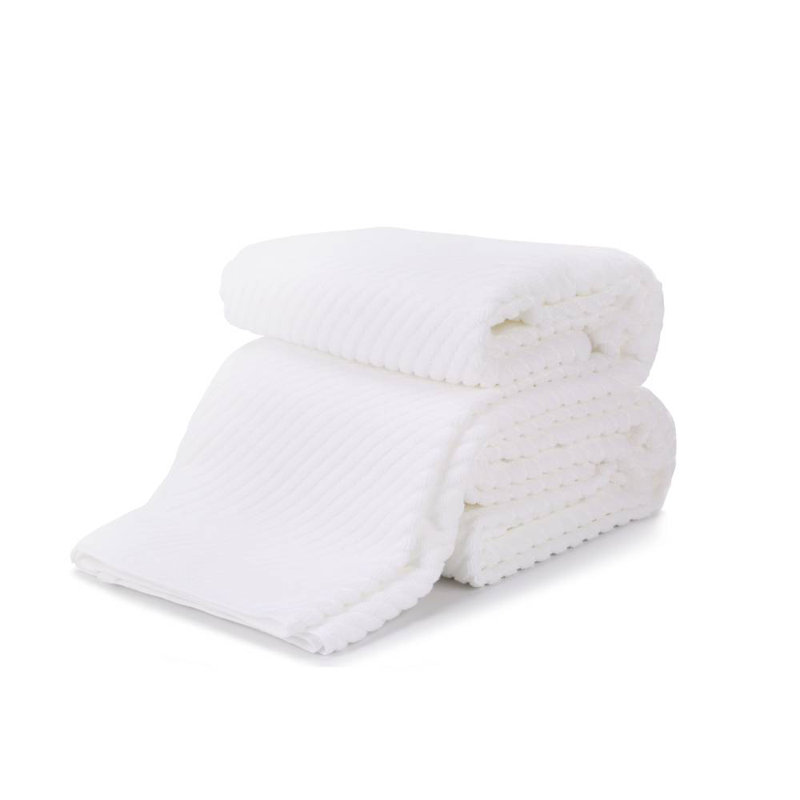 Cotton Super Plush Ribbed Bath Towel